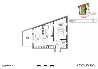  Appartement � vendre 3 pi�ces 76 m�