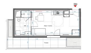  Appartement � vendre 1 pi�ce 26 m�