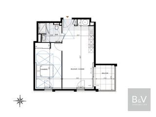  Appartement � vendre 2 pi�ces 46 m�