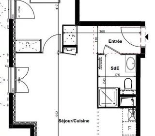  Appartement � vendre 2 pi�ces 44 m�