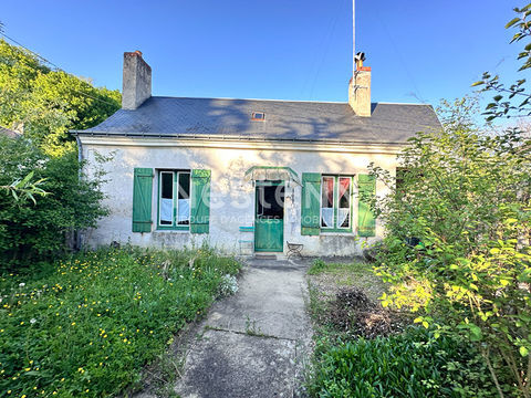   Vente maison de charme de 55 m� avec terrain clos � Chahaignes (72340), calme, verdure et authenticit� Maison - 2 pi�ce(s) - 55 m�