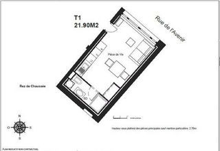  Appartement � vendre 1 pi�ce 22 m�