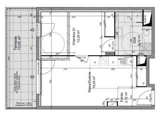  Appartement � vendre 2 pi�ces 41 m�