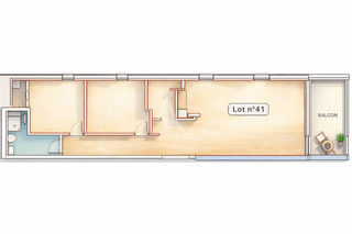  Appartement � vendre 3 pi�ces 65 m�