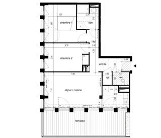  Appartement � vendre 3 pi�ces 70 m�