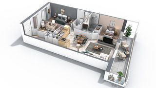  Appartement � vendre 4 pi�ces 74 m�