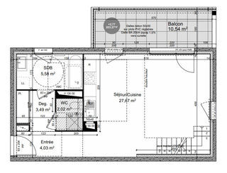  Appartement � vendre 3 pi�ces 72 m�