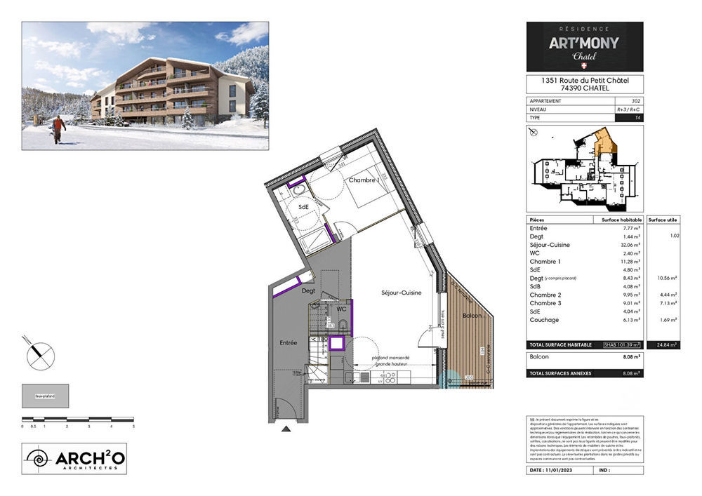 � vendre  Appartement Ch�tel (74390)