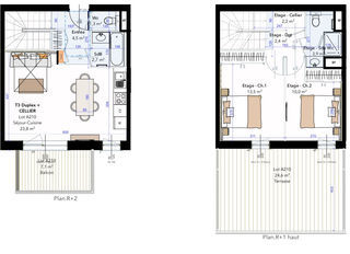  Appartement � vendre 3 pi�ces 55 m�