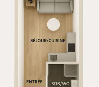  Appartement � vendre 1 pi�ce 25 m�