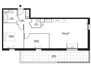  Appartement � vendre 3 pi�ces 69 m�