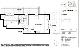  Appartement � vendre 2 pi�ces 54 m�