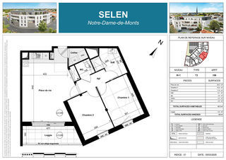  Appartement � vendre 3 pi�ces 60 m�