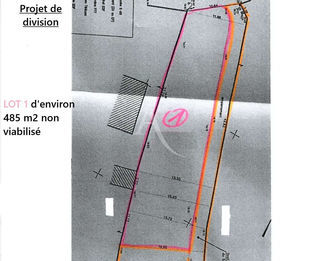  Terrain � vendre 485 m�