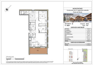  Appartement � vendre 3 pi�ces 74 m�