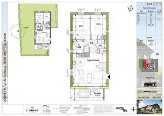  Appartement � vendre 3 pi�ces 65 m�