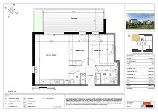  Appartement � vendre 3 pi�ces 68 m�