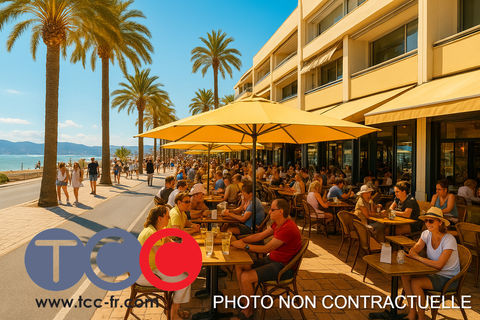 Fonds de commerce Bar brasserie  avec belle terrasse face &agrave; la mer &agrave; cannes ! 695500 06400 Cannes