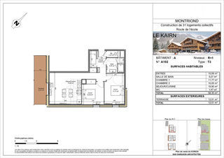  Appartement � vendre 3 pi�ces 58 m�