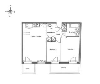  Appartement � vendre 3 pi�ces 61 m�