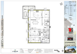  Appartement � vendre 4 pi�ces 106 m�