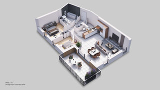  Appartement � vendre 3 pi�ces 82 m�