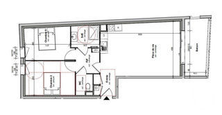  Appartement � vendre 3 pi�ces 65 m�