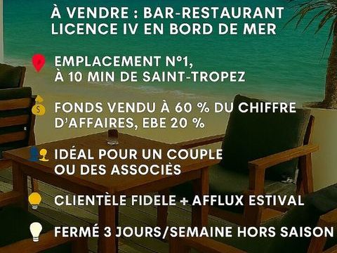 Fonds de commerce, Bar, Restaurant Rayol Canadel Sur Mer 100 m2 195300 83820 Rayol canadel sur mer