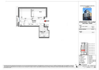  Appartement � vendre 1 pi�ce 23 m�