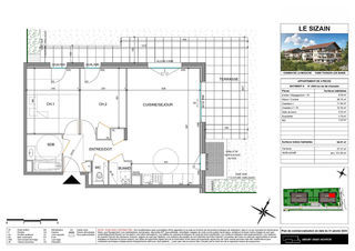  Appartement � vendre 3 pi�ces 1 m�