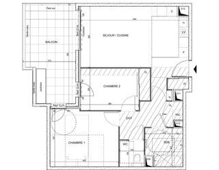  Appartement � vendre 3 pi�ces 63 m�