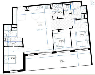  Appartement � vendre 4 pi�ces 107 m�