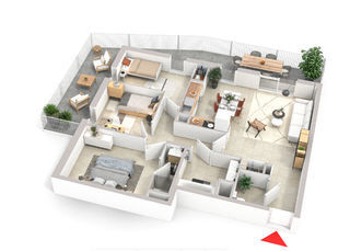  Appartement � vendre 4 pi�ces 1 m�