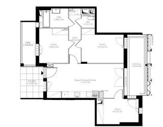  Appartement � vendre 4 pi�ces 70 m�