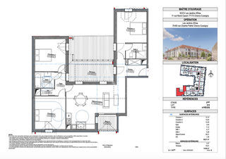  Appartement � vendre 4 pi�ces 90 m�