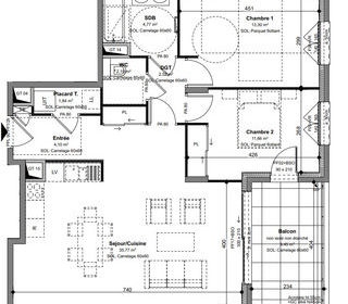  Appartement � vendre 3 pi�ces 76 m�