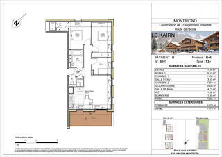  Appartement � vendre 3 pi�ces 74 m�