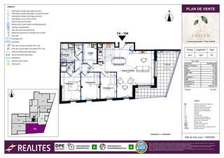  Appartement � vendre 4 pi�ces 109 m�