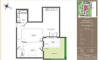  Appartement � vendre 3 pi�ces 60 m�