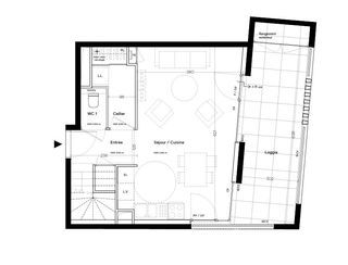  Appartement � vendre 3 pi�ces 62 m�