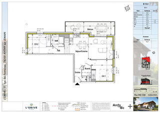  Appartement � vendre 3 pi�ces 73 m�