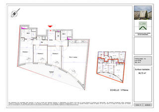  Appartement � vendre 4 pi�ces 87 m�