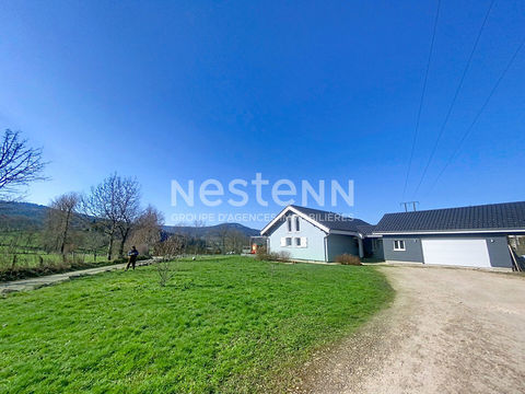   EXCLUSIVITE NESTENN YSSINGEAUX ! Maison en madrier sur plus de 3900 m2 de terrain Maison - 6 pi�ce(s) - 120 m�
