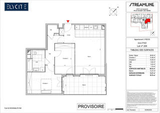  Appartement � vendre 3 pi�ces 65 m�