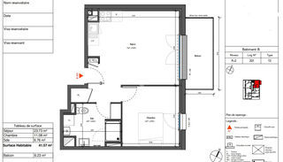  Appartement � vendre 2 pi�ces 42 m�