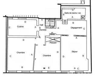  Appartement � vendre 3 pi�ces 79 m�