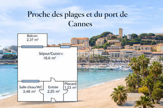  Appartement � vendre 1 pi�ce 25 m�