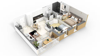  Appartement � vendre 3 pi�ces 56 m�