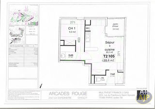  Appartement � vendre 2 pi�ces 36 m�