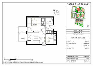  Appartement � louer 2 pi�ces 1 m�